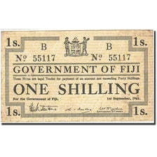 Fiji, 1 Shilling, 1942, 1942-09-01, KM:49b, EF(40-45)