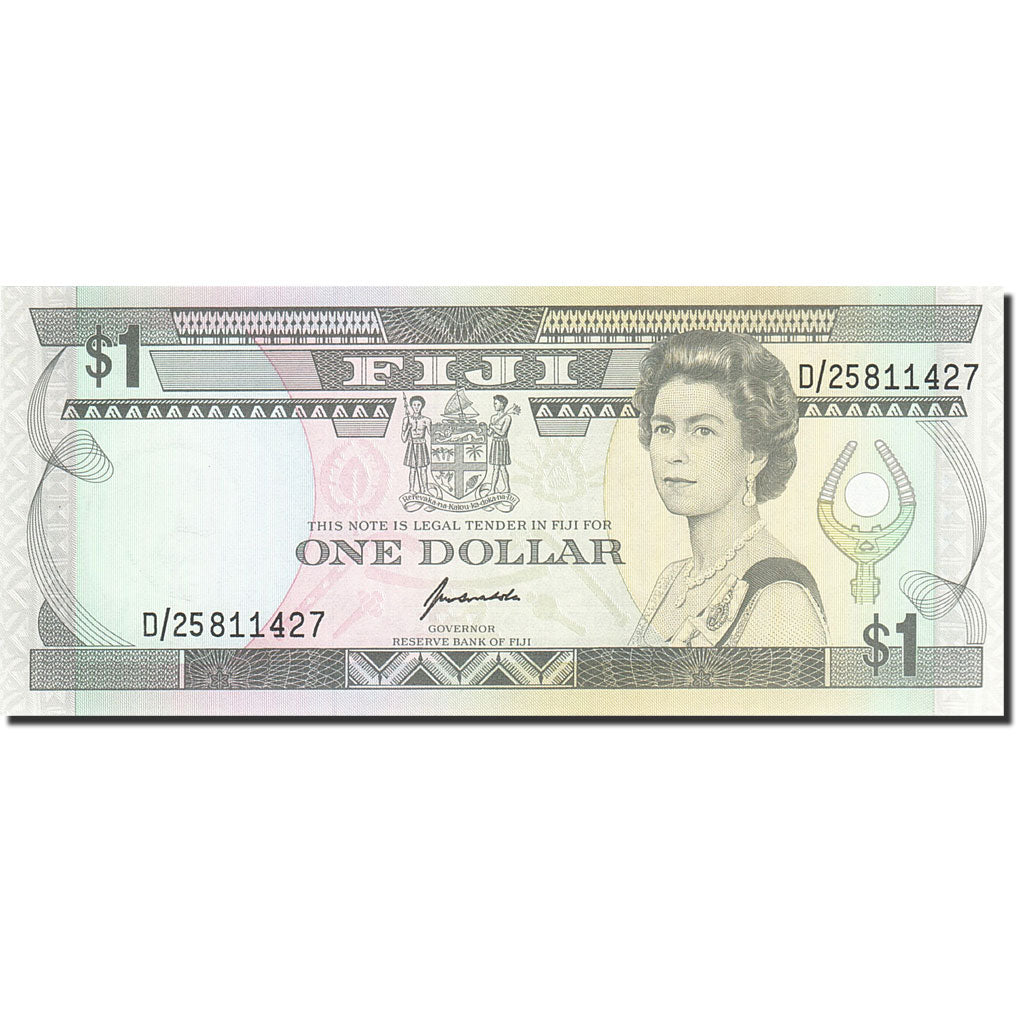 Fiji, 1 Dollar, 1991, Undated (1993), KM:89a, UNC(65-70)