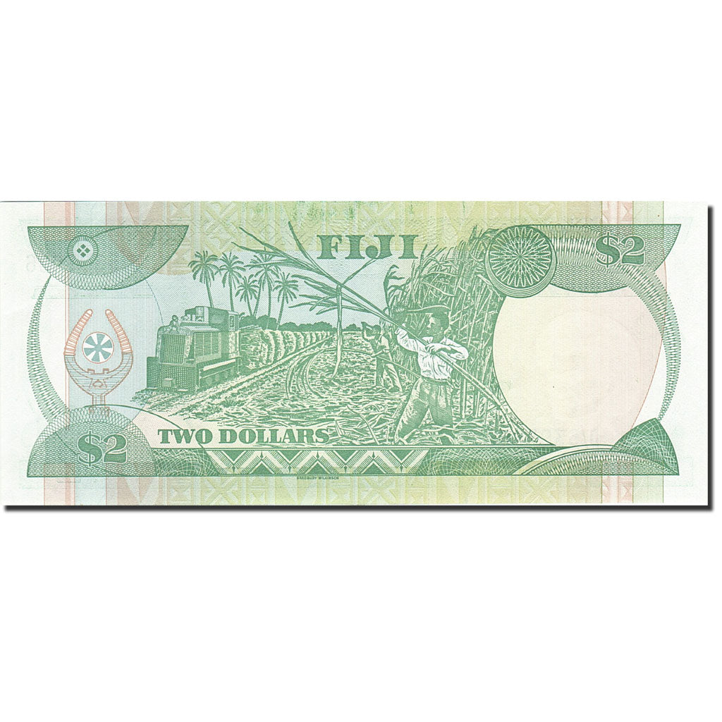 Fiji, 2 Dollars, 1987-1988, Undated (1988), KM:87a, UNC(65-70)