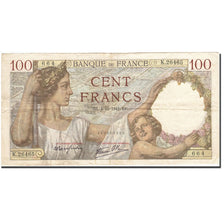 Banknote, France, 100 Francs, 1939, 1941-12-04, EF(40-45), Fayette:26.62, KM:94