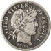 UNITED STATES, Barber Dime, Dime, 1909, U.S. Mint, KM #113, MS(60-62), Silver,..
