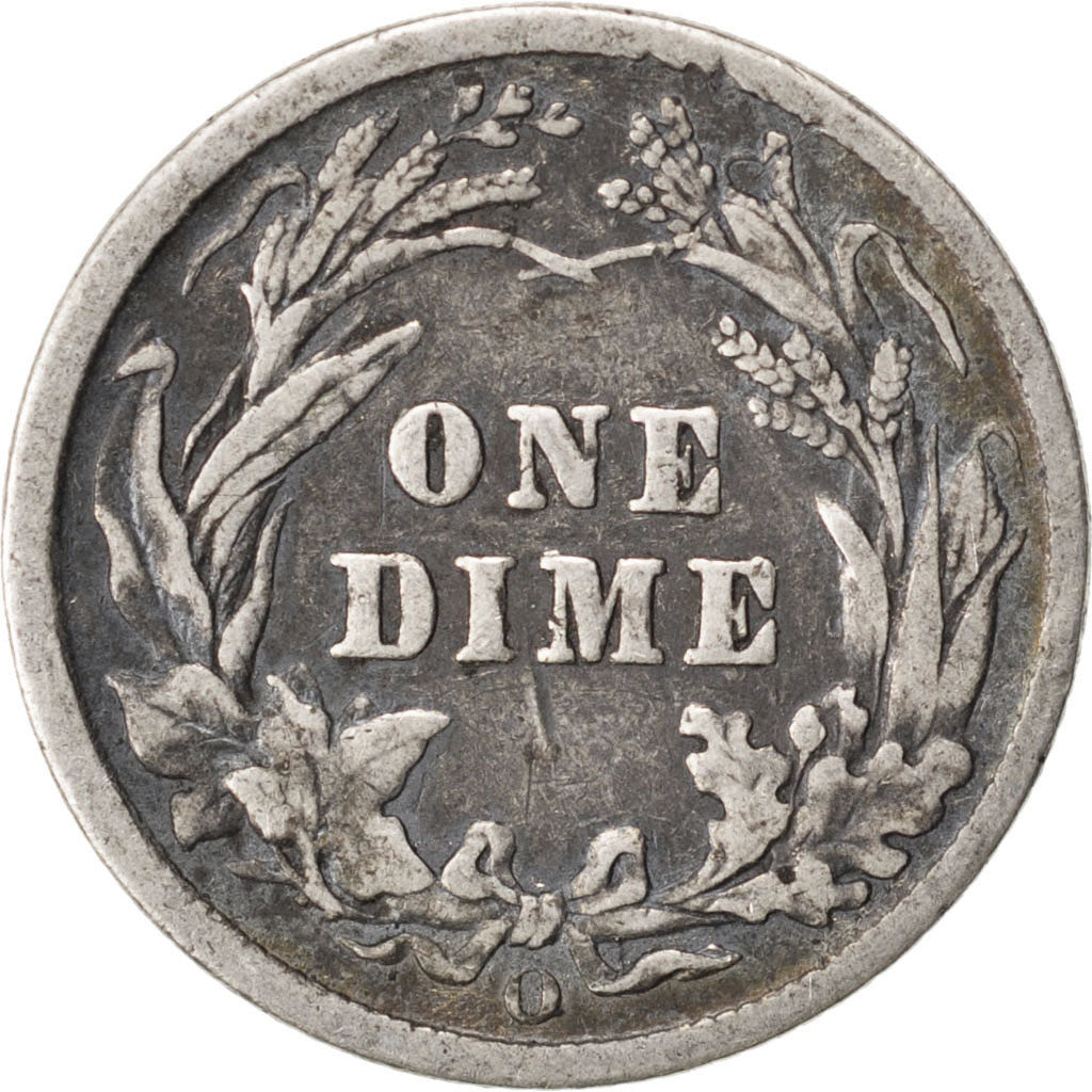 UNITED STATES, Barber Dime, Dime, 1909, U.S. Mint, KM #113, MS(60-62), Silver,..