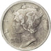 United States, Dime, 1916, Philadelphia, KM #140, EF(40-45), Silver, 2.44