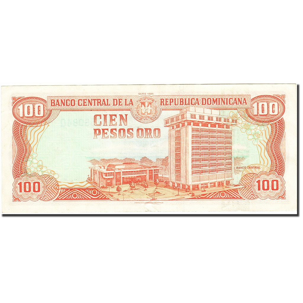 Banknote, Dominican Republic, 100 Pesos Oro, 1996-1997, 1997, KM:156a, EF(40-45)