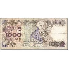 Billet, Portugal, 1000 Escudos, 1980-1989, 1988-12-22, KM:181e, TB