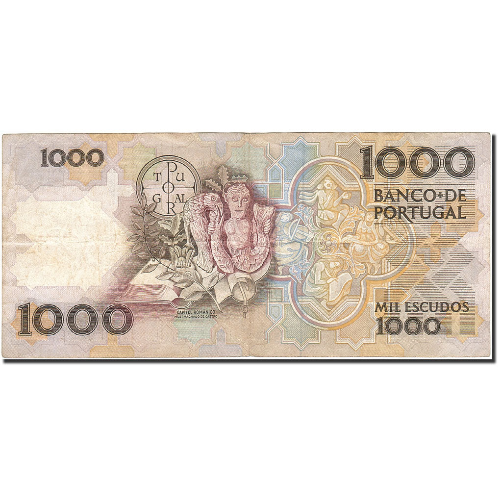 Billet, Portugal, 1000 Escudos, 1980-1989, 1988-12-22, KM:181e, TB