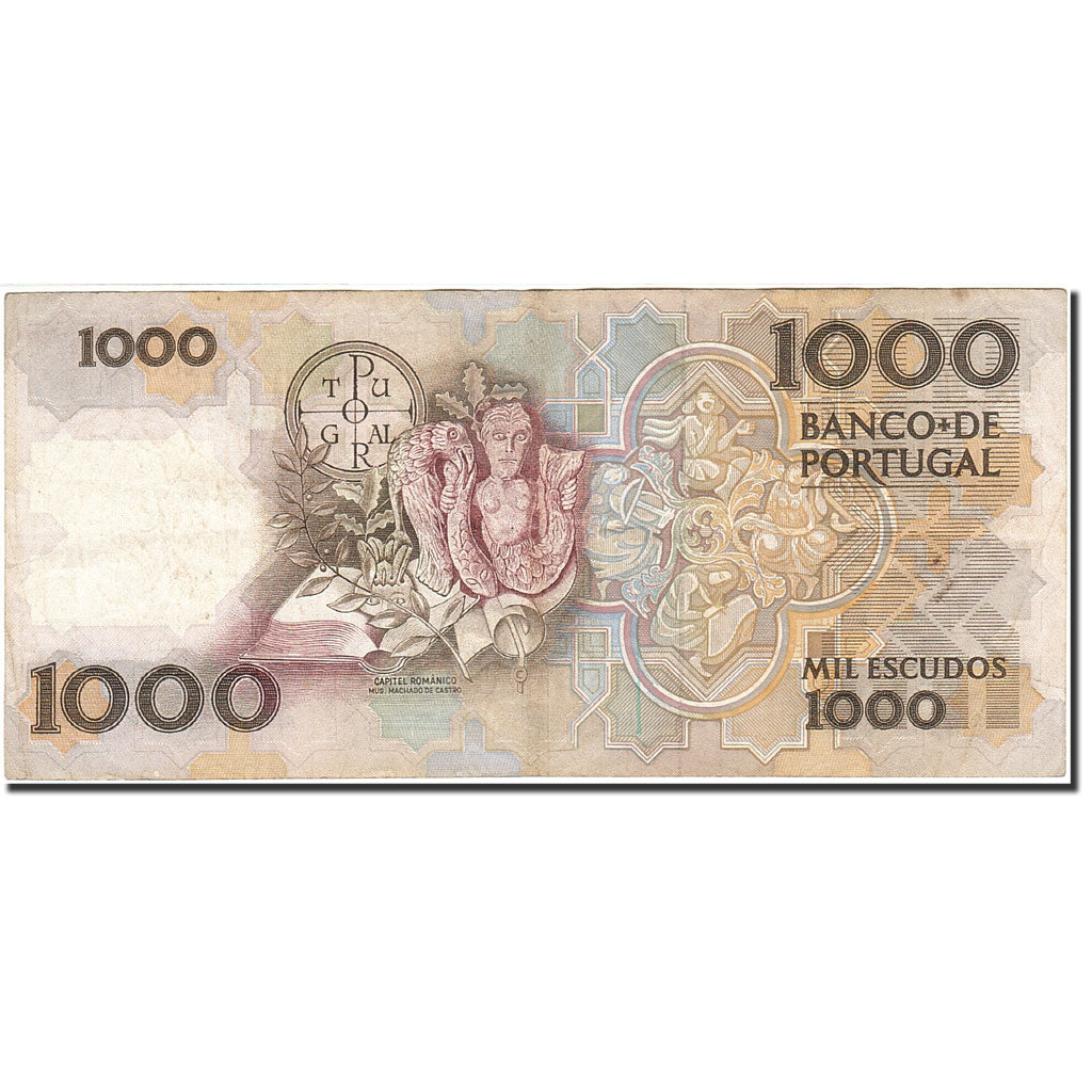 Banknote, Portugal, 1000 Escudos, 1980-1989, 1986-06-12, KM:181b, EF(40-45)
