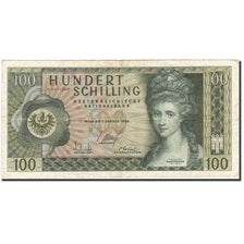 Banknote, Austria, 100 Schilling, 1966-1970, 1969-01-02, KM:146a, VF(20-25)