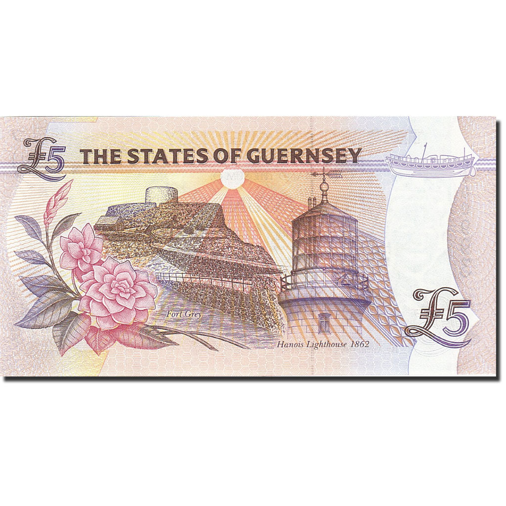 Guernsey, 5 Pounds, 2000, 2000, KM:60, UNZ