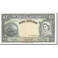 Bahamas, 1 Pound, 1953, Undated (1953), KM:15d, AU(55-58)