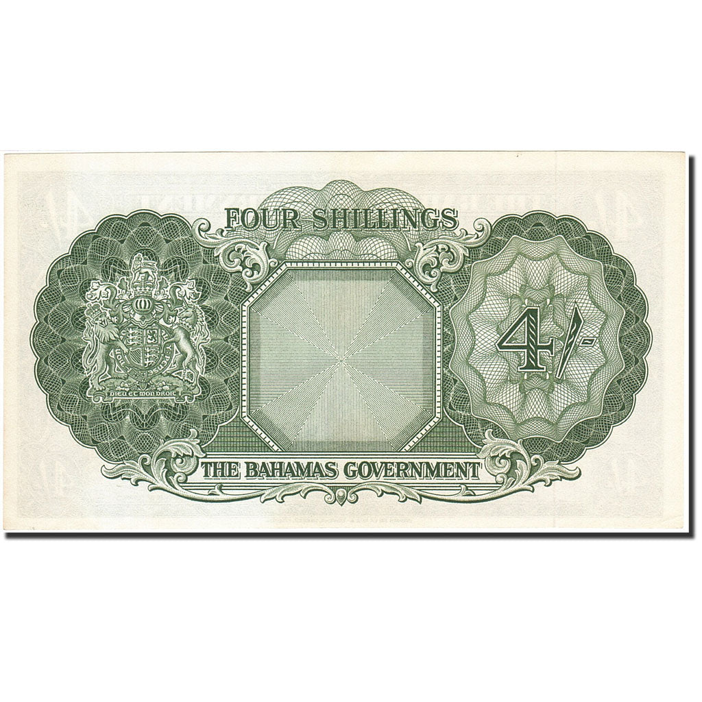 Bahamas, 4 Shillings, 1953, Undated (1953), KM:13d, SUP