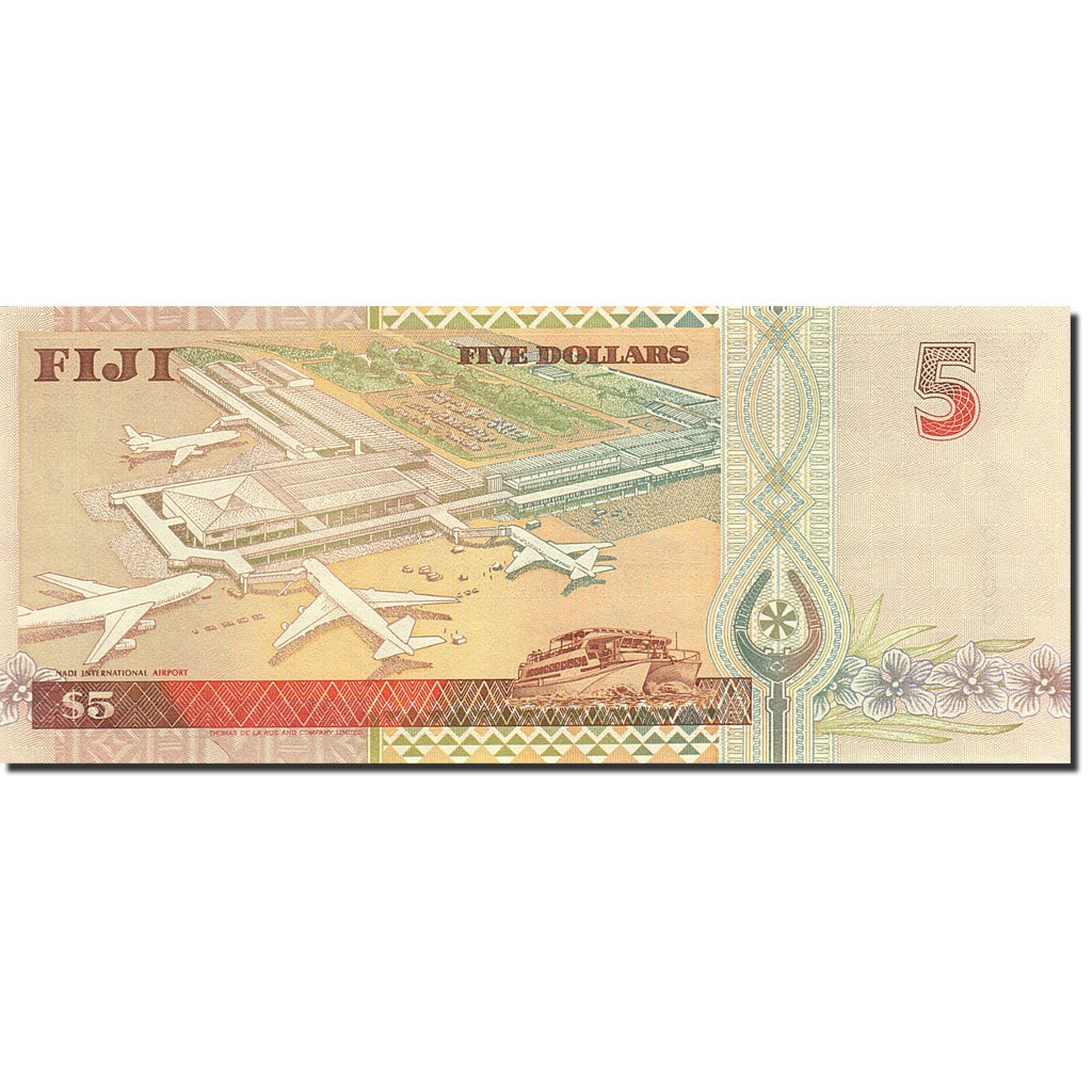 Fiji, 5 Dollars, 1992-1995, Undated (1995), KM:97a, UNC(65-70)