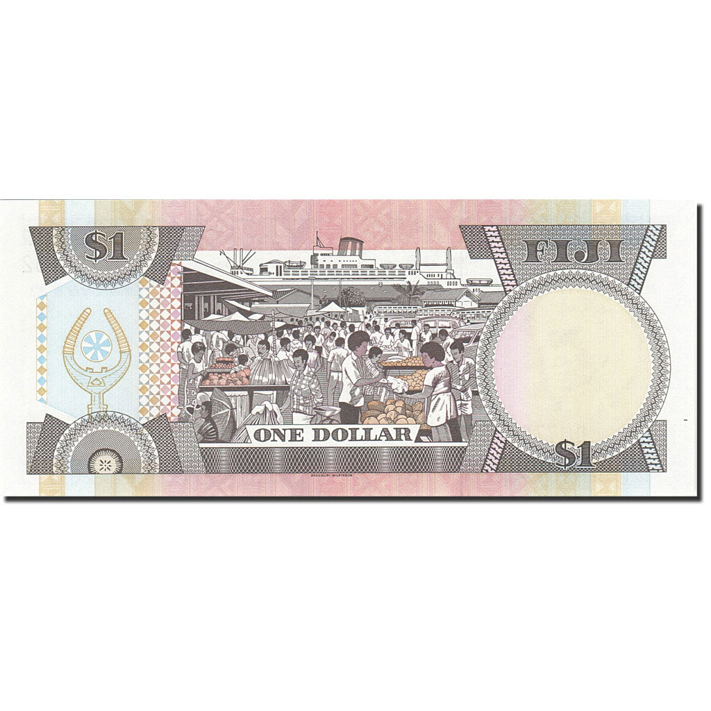 Fiji, 1 Dollar, 1987-1988, Undated (1987), KM:86a, UNC(65-70)