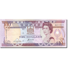 Fiji, 10 Dollars, 1991, Undated (1989), KM:92a, NEUF