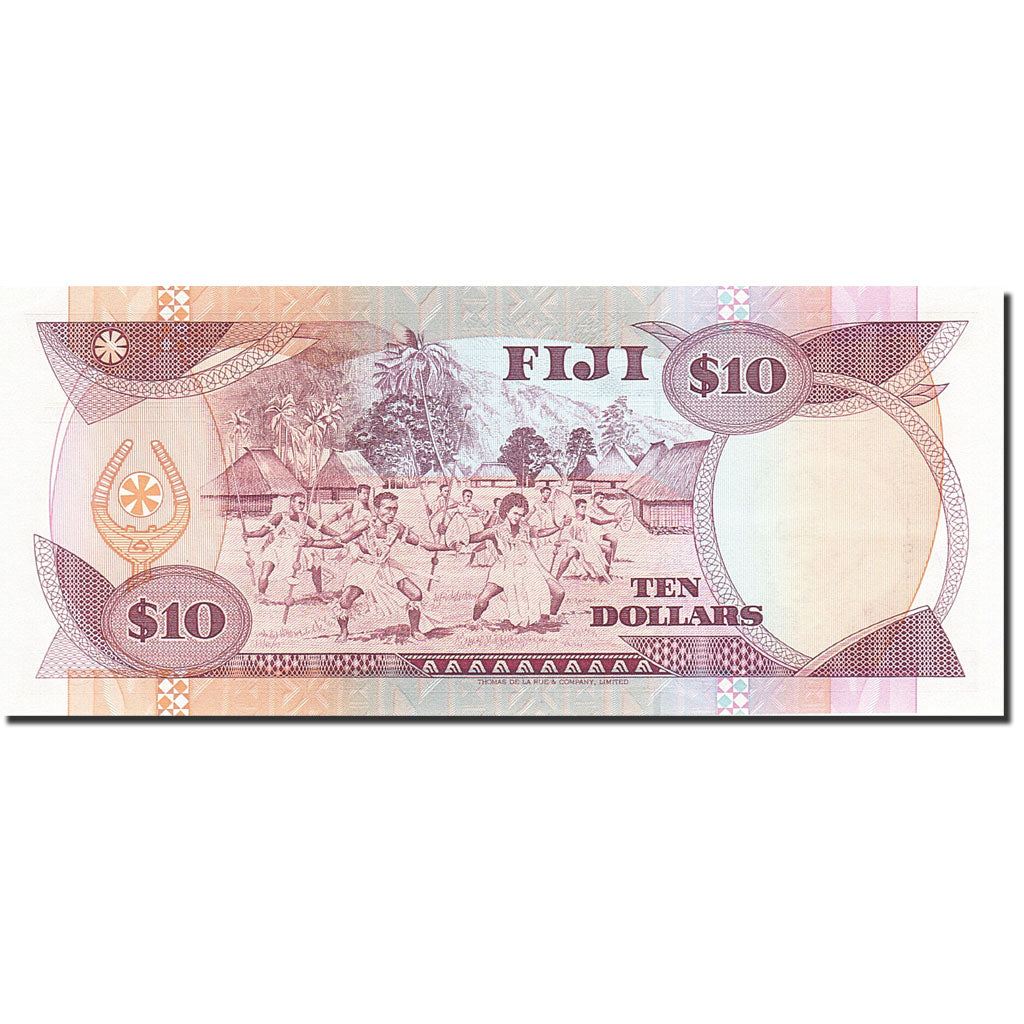 Fiji, 10 Dollars, 1991, Undated (1989), KM:92a, NEUF