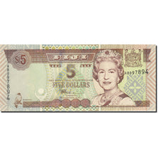 Billete, 5 Dollars, 2002, Fiji, KM:105b, Undated (2002), UNC