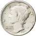UNITED STATES, Mercury Dime, Dime, 1917, U.S. Mint, KM #140, AU(55-58), Silver,.