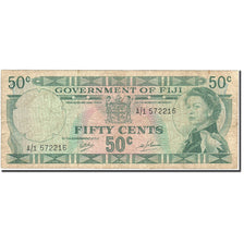 Fiji, 50 Cents, 1969, Undated (1969), KM:58a, F(12-15)