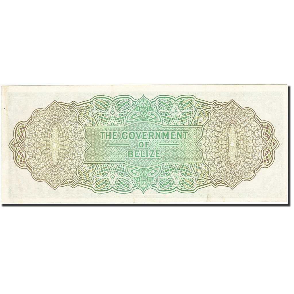 Belize, 1 Dollar, 1974-1975, KM:33a, 1974-01-01, AU(55-58)
