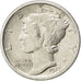 Stati Uniti, Mercury Dime, Dime, 1917, U.S. Mint, San Francisco, BB+, Argento...