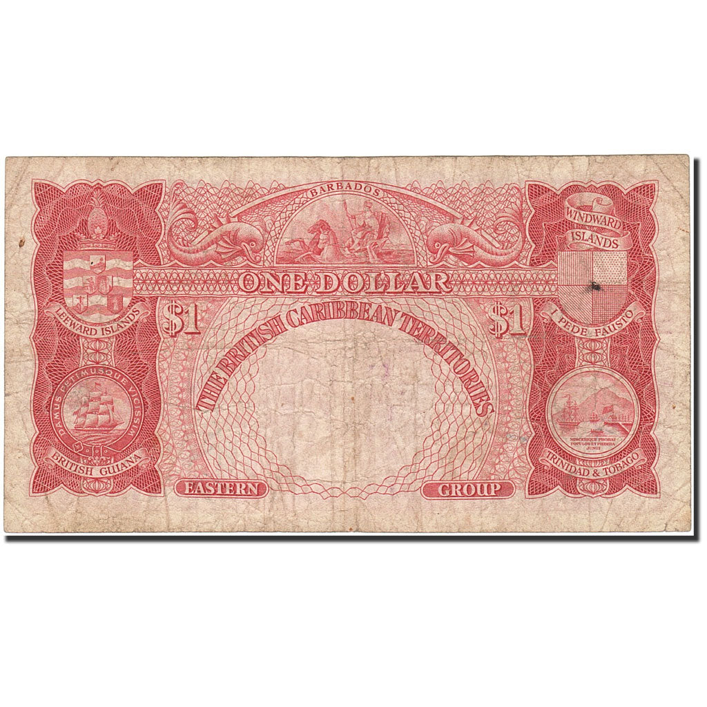 Territori britannici d'oltremare, 1 Dollar, 1950-1951, KM:1, 1951-09-01, B+
