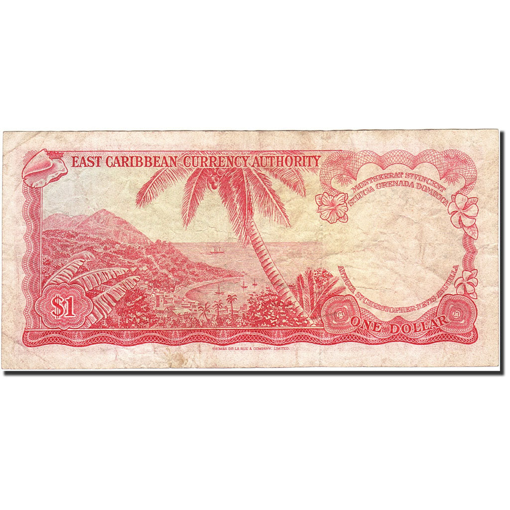 Etats des caraibes orientales, 1 Dollar, 1965, KM:13o, Undated (1965), TB
