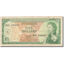 East Caribbean States, 5 Dollars, 1965, KM:14i, Undated (1965), VF(20-25)