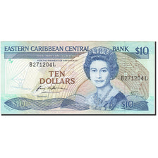 Banknote, East Caribbean States, 10 Dollars, 1985-1988, Undated (1988-93)
