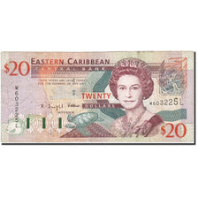 Banknote, East Caribbean States, 20 Dollars, 1993, Undated (1993), KM:28l