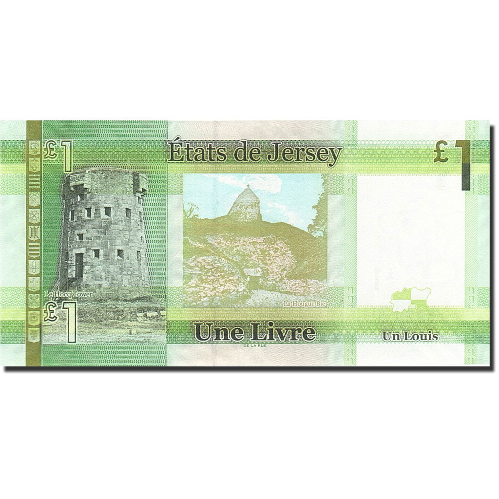 Jersey, 1 Pound, 2010, KM:32a, Undated (2010), UNZ