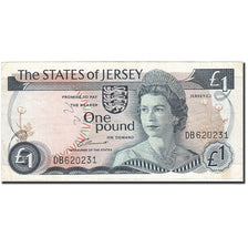 Banconote, Jersey, 1 Pound, 1976, KM:11a, Undated (1976-1988), MB+