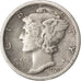 UNITED STATES, Mercury Dime, Dime, 1920, U.S. Mint, KM #140, EF(40-45), Silver,.