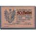 Banknote, Austria, Koffen in Tirol, 50 Heller, chalet, 1920, 1920-12-31