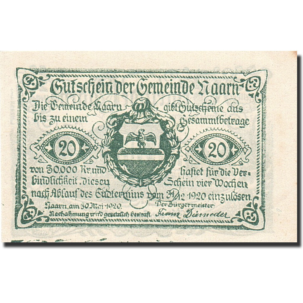 Geldschein, Österreich, Maarn, 20 Heller, ecole, 1920, 1920-12-31, UNZ-
