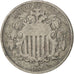 UNITED STATES, Shield Nickel, 5 Cents, 1867, U.S. Mint, KM #97, VF(30-35),...