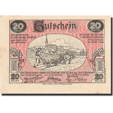 Banknote, Austria, Sankt Leonhard am Forst, 20 Heller, paysan, 1920, 1920-09-30