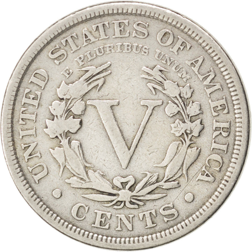 UNITED STATES, Liberty Nickel, 5 Cents, 1890, U.S. Mint, KM #112, VF(20-25),...