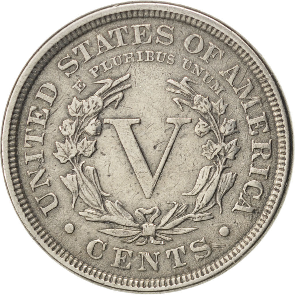 UNITED STATES, Liberty Nickel, 5 Cents, 1893, U.S. Mint, KM #112, EF(40-45),...
