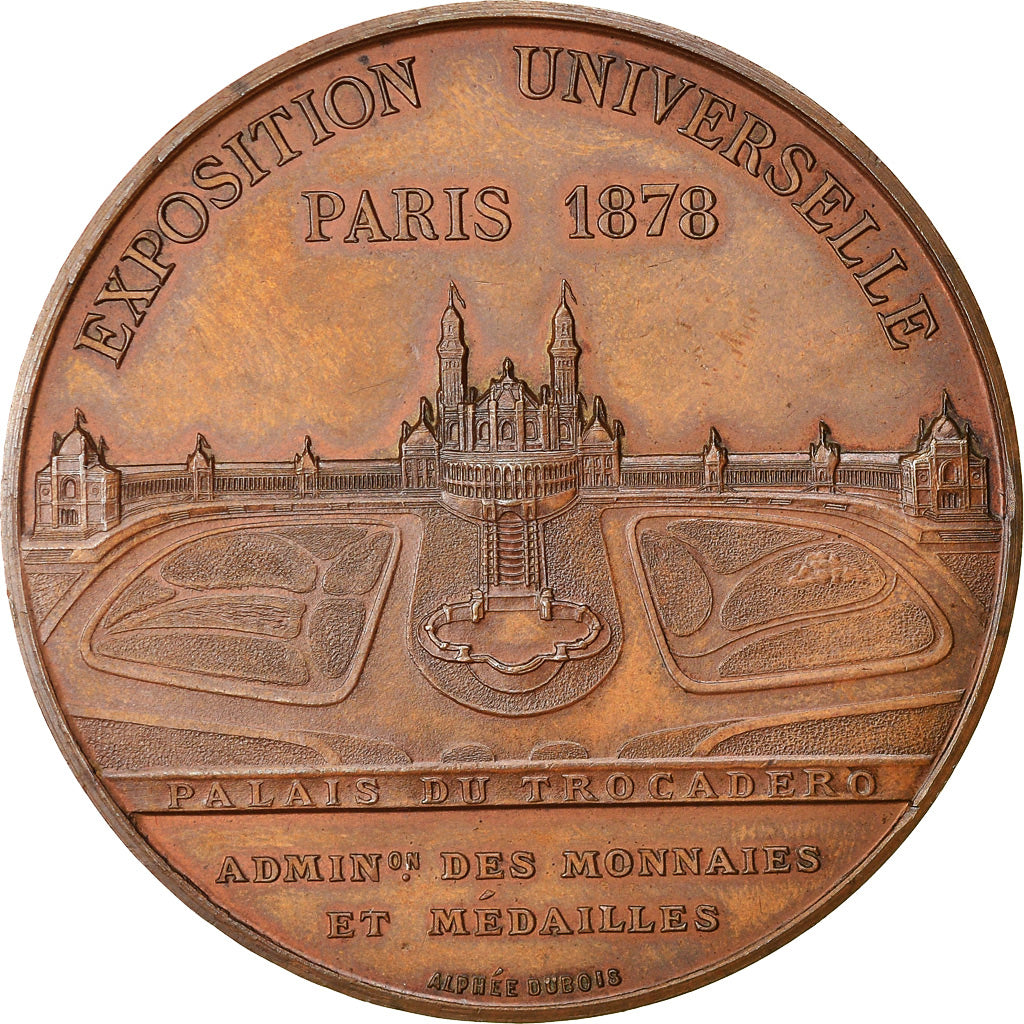 France, Medal, Exposition universelle de Paris, 1878, Oudiné, MS(63), Bronze
