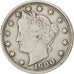 UNITED STATES, Liberty Nickel, 5 Cents, 1900, U.S. Mint, KM #112, EF(40-45),...