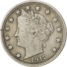 Etats-Unis, Liberty Nickel 1912, KM 112