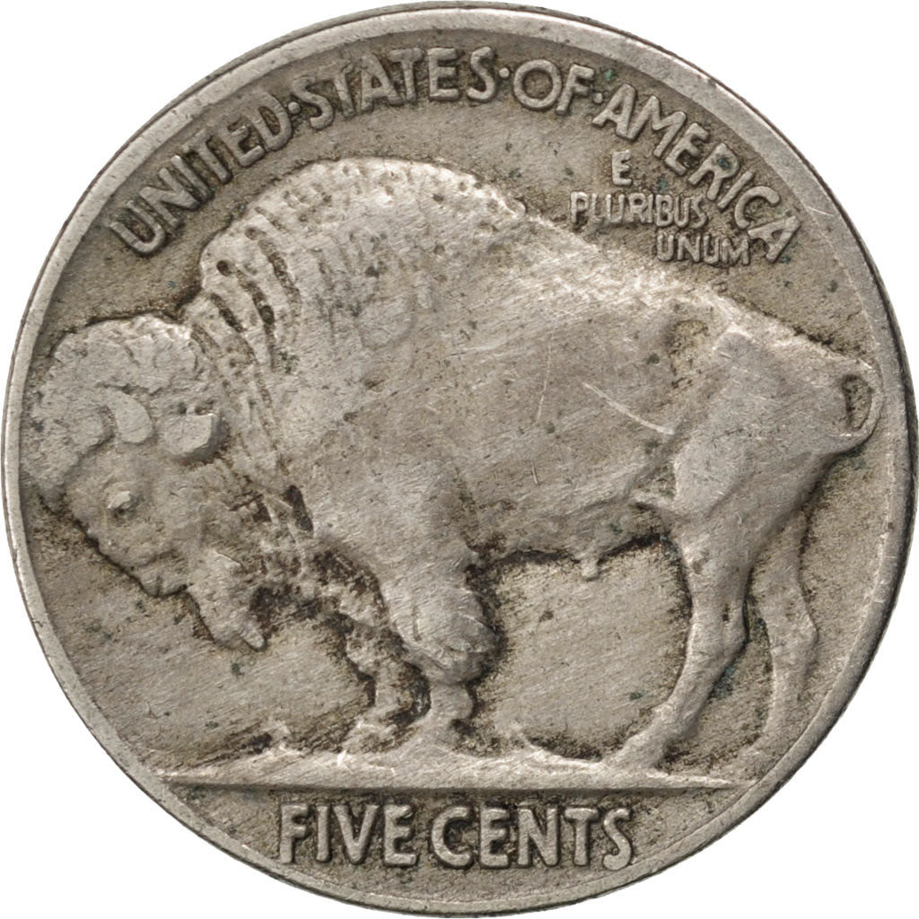 UNITED STATES, Buffalo Nickel, 5 Cents, 1914, U.S. Mint, KM #134, EF(40-45),...