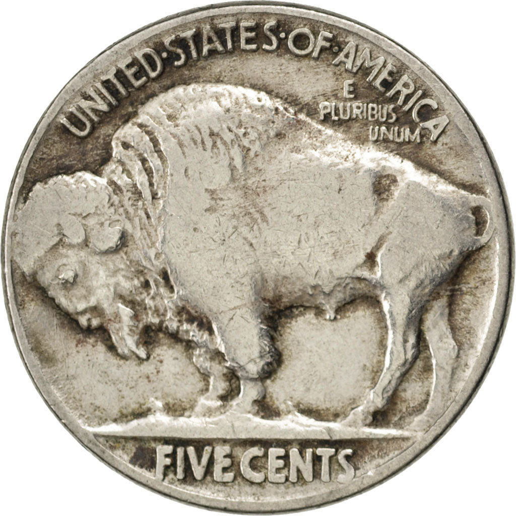 UNITED STATES, Buffalo Nickel, 5 Cents, 1914, U.S. Mint, KM #134, EF(40-45),...