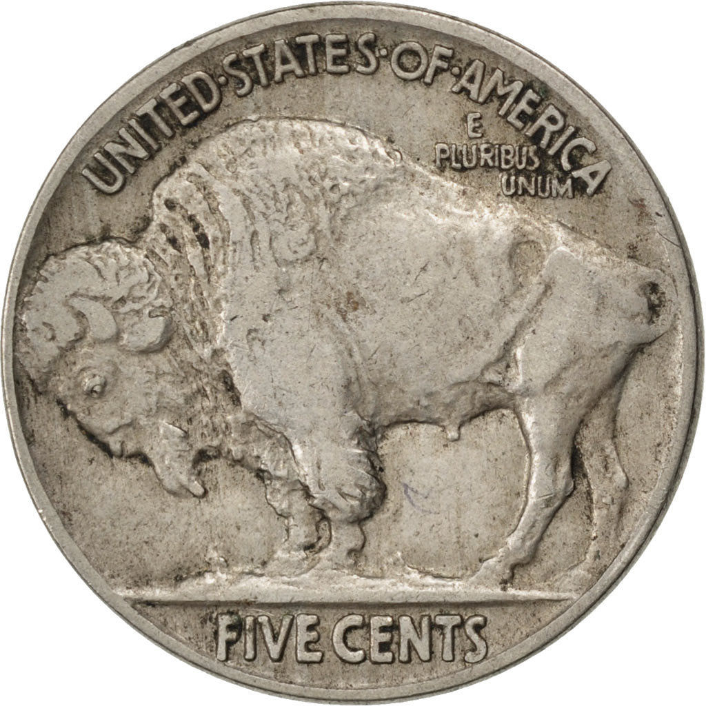 UNITED STATES, Buffalo Nickel, 5 Cents, 1914, U.S. Mint, KM #134, EF(40-45),...