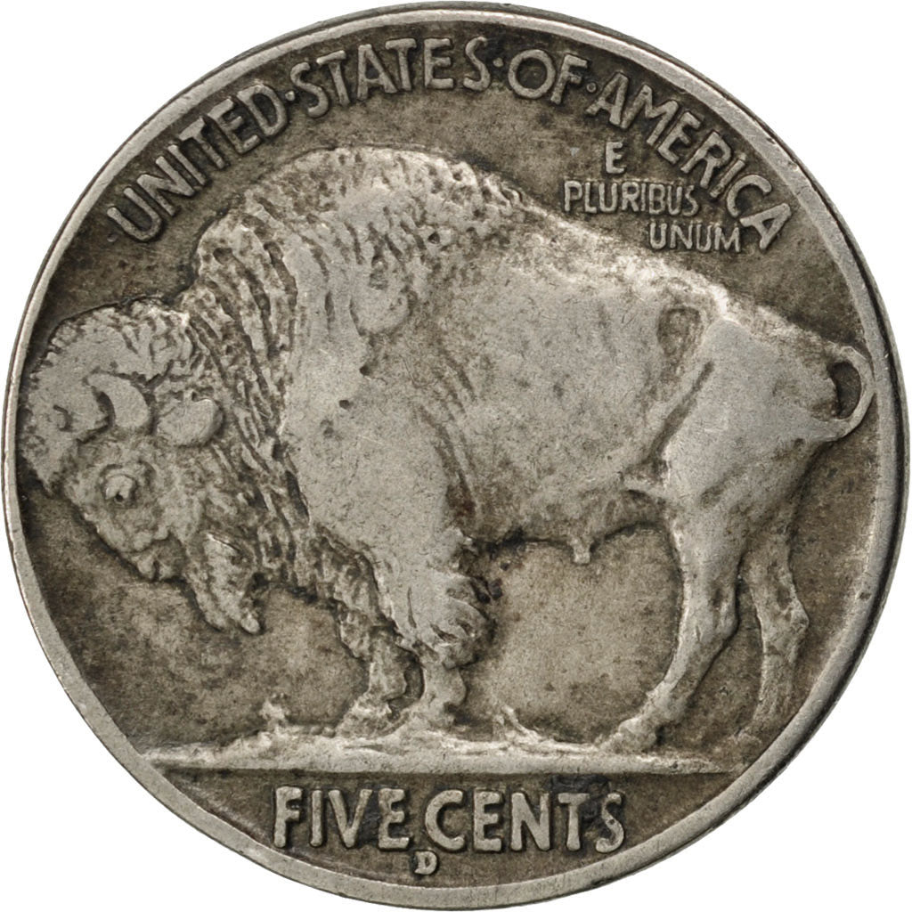 UNITED STATES, Buffalo Nickel, 5 Cents, 1915, U.S. Mint, KM #134, EF(40-45),...