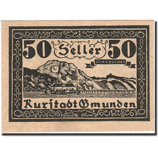 Banknote, Austria, Gmunden, 50 Heller, montagne, 1920, 1920-07-01, UNC(64)