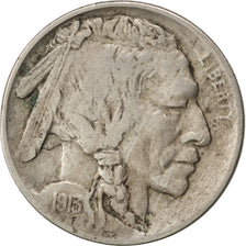 UNITED STATES, Buffalo Nickel, 5 Cents, 1913, U.S. Mint, KM #134, EF(40-45),...