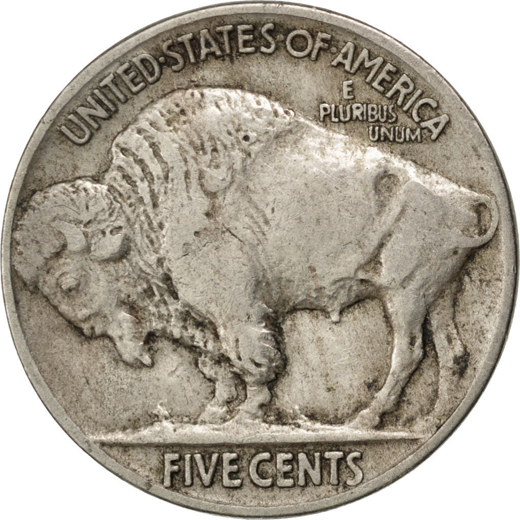 UNITED STATES, Buffalo Nickel, 5 Cents, 1913, U.S. Mint, KM #134, EF(40-45),...