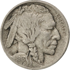 UNITED STATES, Buffalo Nickel, 5 Cents, 1913, U.S. Mint, KM #133, EF(40-45),...