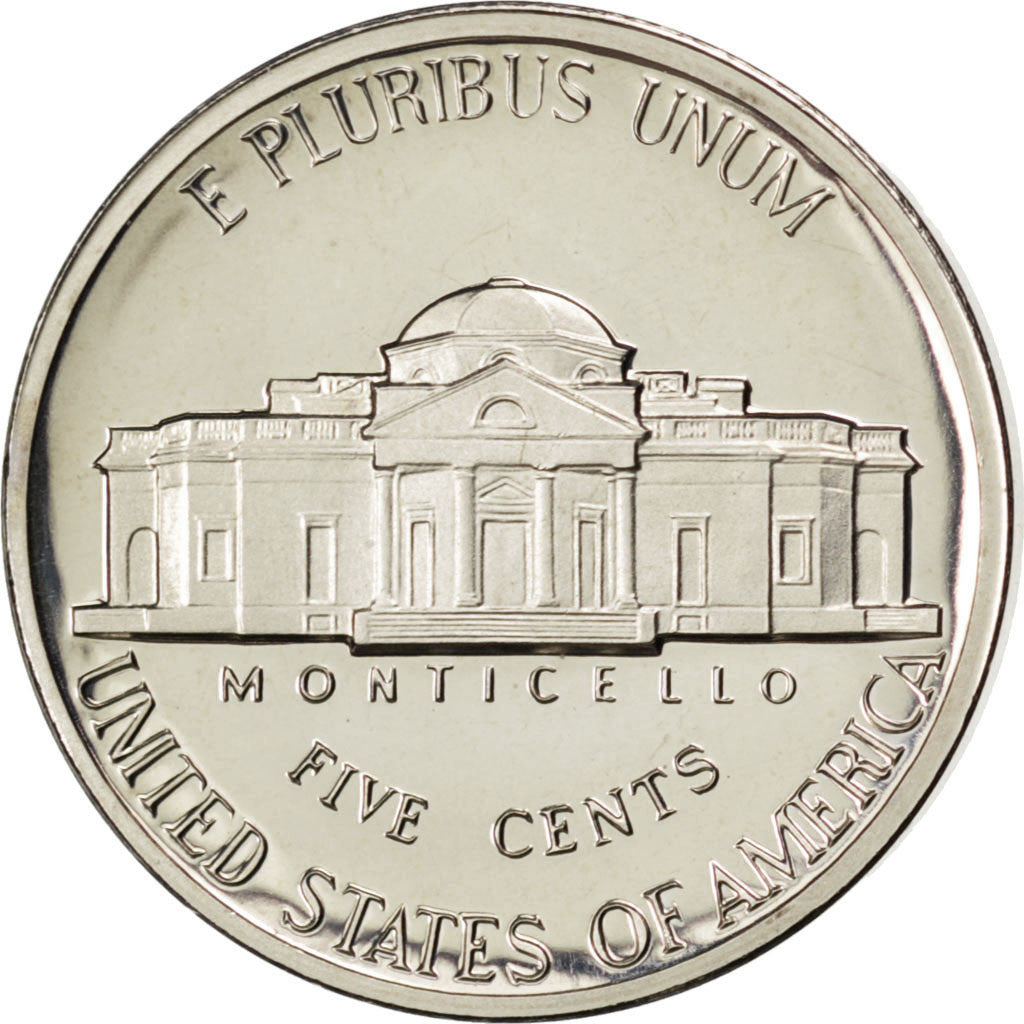 Coin, United States, Jefferson Nickel, 5 Cents, 1984, U.S. Mint, San Francisco